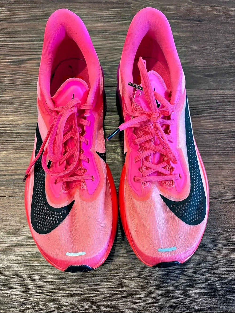 Nike Zoomfly 6 Women's Athletic Shoes US 10.5 Pink & Black